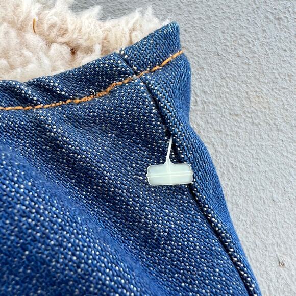 Vintage Nelson denim jean vest with sherpa fleece lining XL - Picture 3 of 8